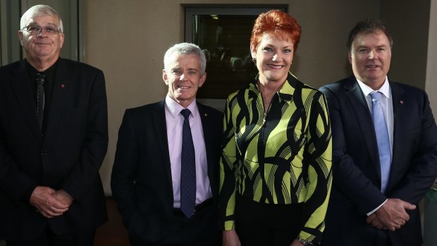 Rod Culleton with One Nation leader Pauline Hanson.