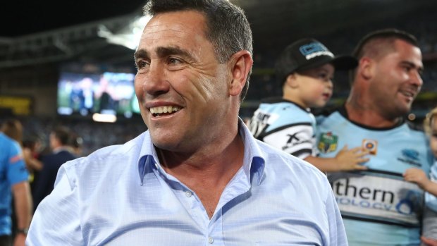 Sharks coach Shane Flanagan had a video of Wigan's 26-16 win over Salford emailed to him while in transit at Abu Dhabi.

