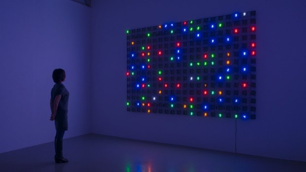 Japanese artist Tatsuo Miyajima's technology-driven Connect with Everything exhibition is at the Museum of Contemporary Art.