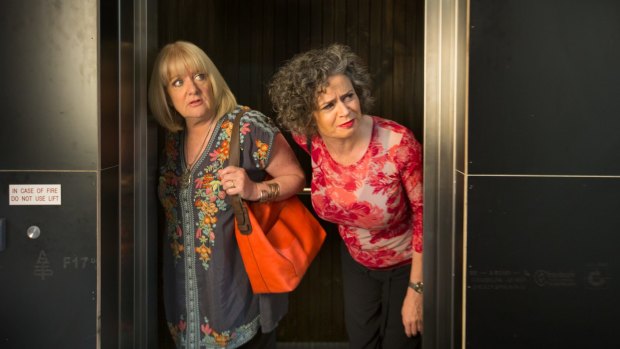 Denise Scott and Judith Lucy's show is a wild, messy mash-up of dry vaginas, arthritis and odd swellings.