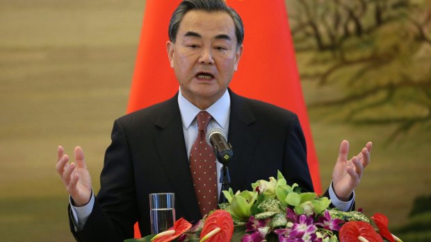 Chinese Foreign Minister Wang Yi.