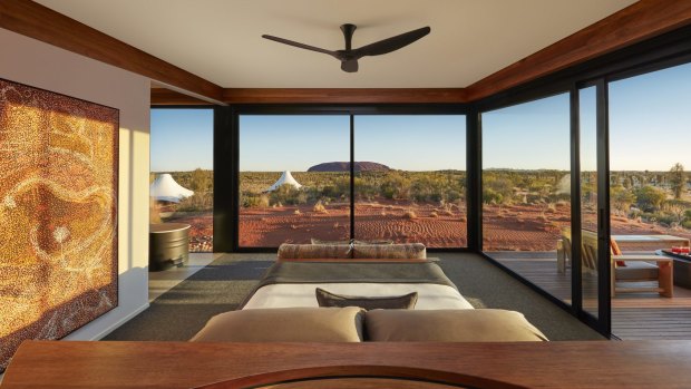 Longitude 131, Uluru, review: Luxury tents offer the most magnificent location in Australia