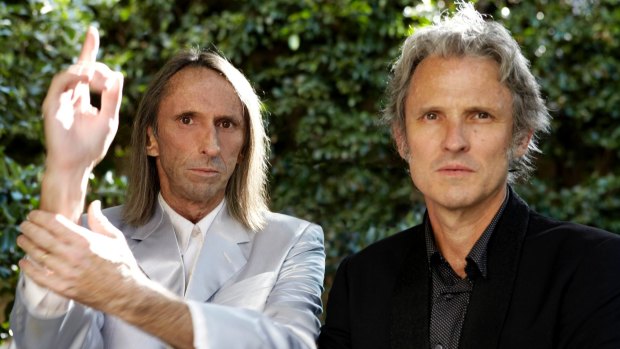 Art and music collide for siblings Reg Mombassa (left) and Peter O'Doherty. 