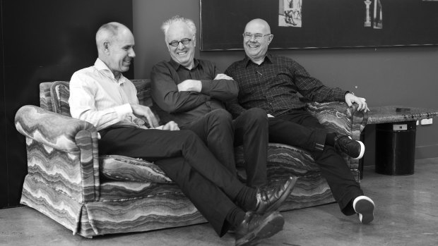 ARM Architecture founders Stephen Ashton, Howard Raggatt and Ian McDougall.
