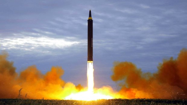 North Korea missile launch.