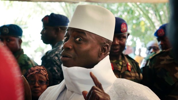 Gambia's President Yahya Jammeh in 2016.