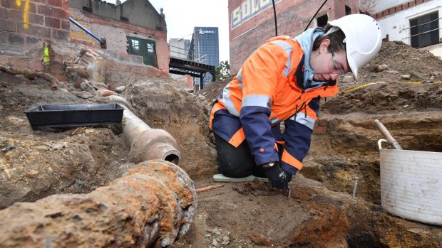 Archaeologists have uncovered a treasure trove in 'Little Lon' 