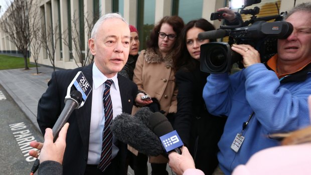 Former Family First senator Bob Day resigned from Parliament on Tuesday.
