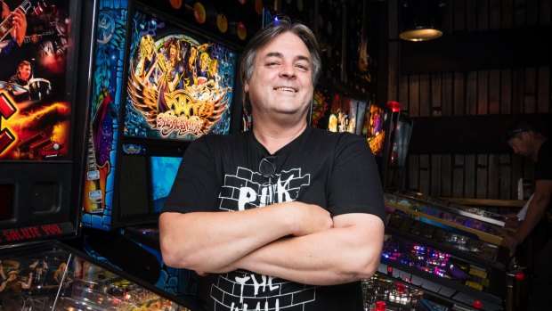 Steve Hyde taught himself to service pinball machines and now makes a living from it.