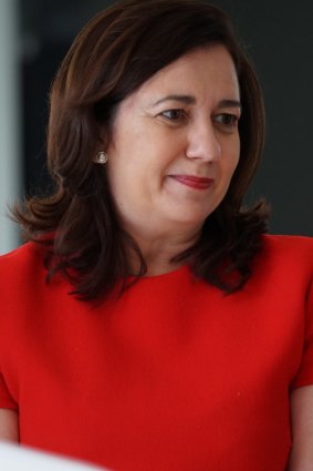Queensland Premier Annastacia Palaszczuk: "We will continue to fight for Queensland and we will continue to fight for our fair share."