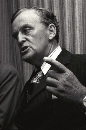 Then premier Joh Bjelke-Petersen.