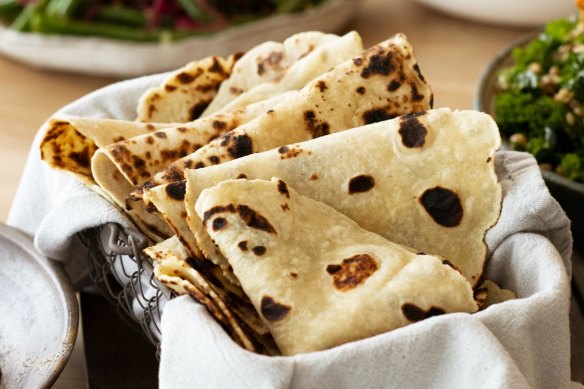 Magic potato flatbreads.