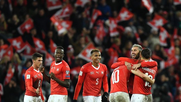 Scraping in: Switzerland are off to the World Cup.