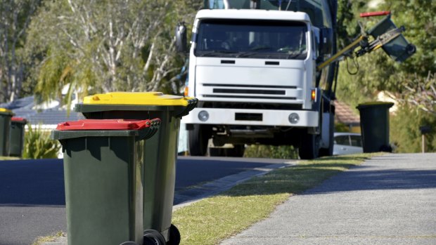 Rubbish bins won't be collected in Canberra on Friday.