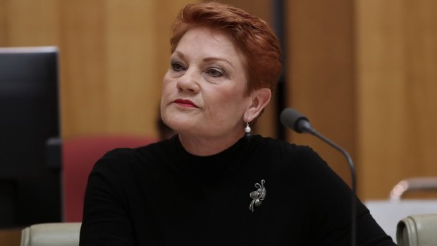 Senator Pauline Hanson has no special sympathy for Channel Ten.