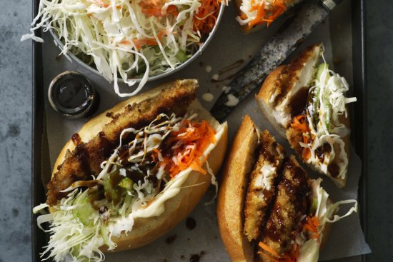 Chicken katsu meets banh mi.