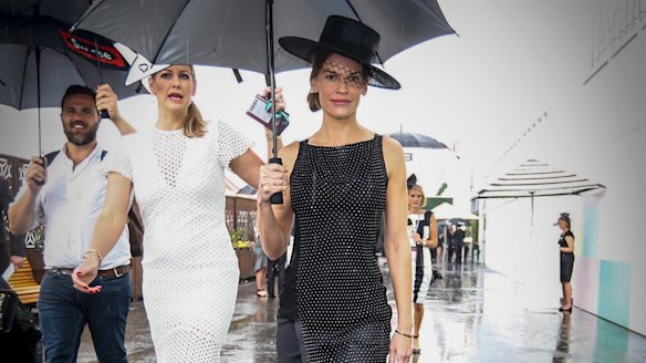 Actor Hilary Swank at Derby Day in 2015.