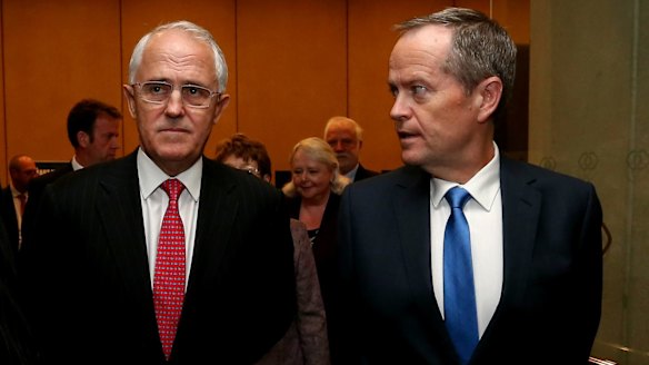 Malcolm Turnbull and Bill Shorten
