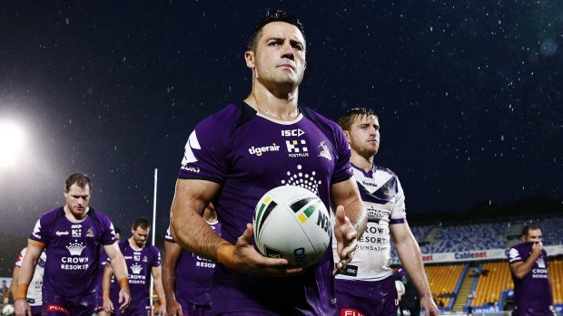 Wanted man: Cooper Cronk goes home to an empty house in Melbourne.