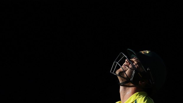 Travis Head looks to the heavens after being  dismissed by Kagiso Rabada for 51 at Wanderers on Sunday.