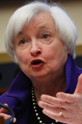 US Fed Reserve chairwoman Janet Yellen.