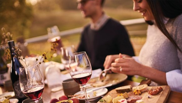 Enjoy lunch at the picturesque Mount Lofty Ranges Vineyard.