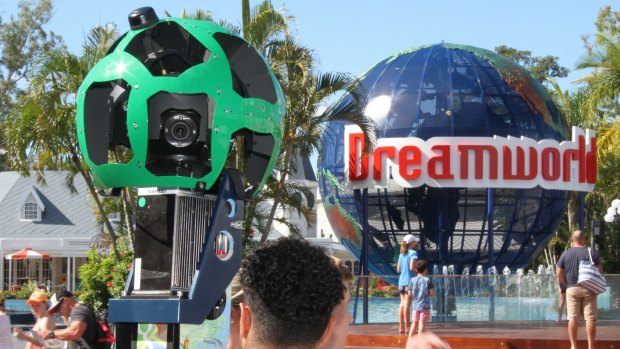 The Google Street View trekker has visted Dreamworld.