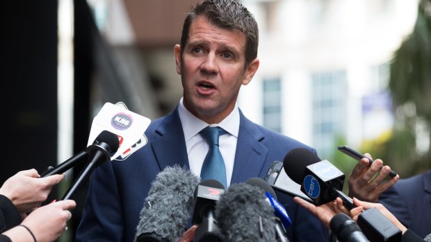 "A very sad chapter": Premier Mike Baird. 