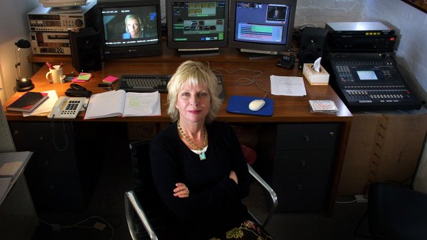 Film editor Jill Bilcock in her editing studio in Fitzroy. 