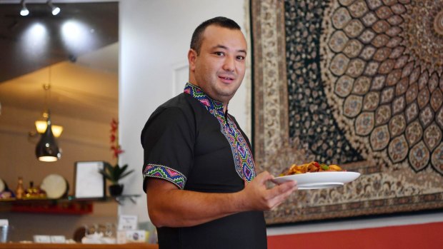 Dolan Uyghur Food Heaven owner Ilham (Eddie) Aziz.