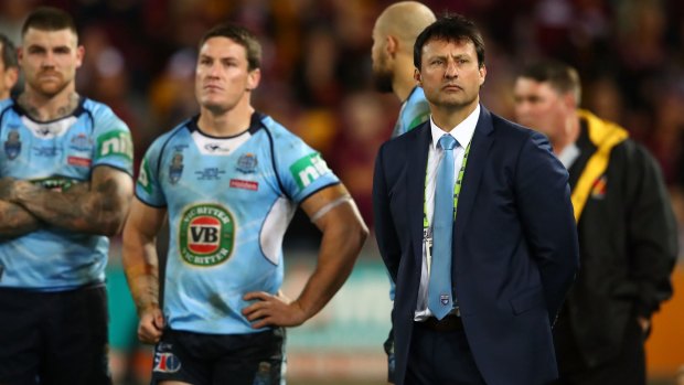 Questioned: Laurie Daley will front the NSWRL board's State of Origin series review before a decision is made on his future.