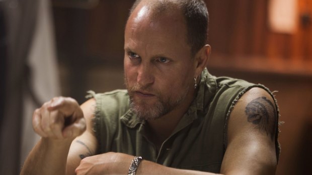 Rough and ready: Woody Harrelson.