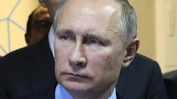 Russian President Vladimir Putin denies his government hacked the US elections.