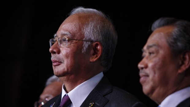 Malaysian Prime Minister Najib Razak (left) in Kuala Lumpur earlier this month. 