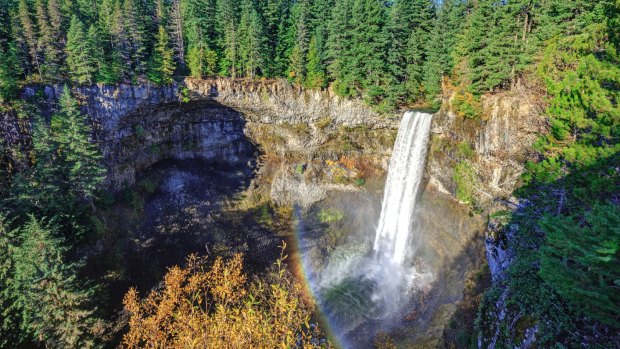 Brandywine Falls tumble 70 metres seemingly in a dreamy slow-motion. 