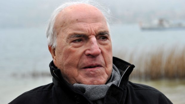Former German chancellor Helmut Kohl.