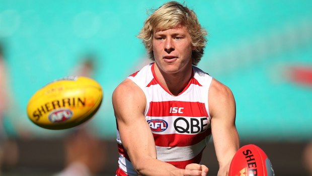 Isaac Heeney is on the mend after the incident in Hong Kong. 