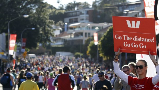 At the start of Heartbreak Hill during  <em>The Sun-Herald</em> City2Surf presented by Westpac.   