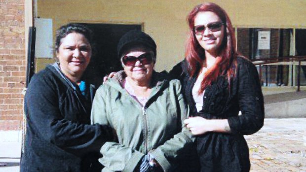 "Never Allira, I never ever thought it would be here": Allira Green (right) with her mother Nardia (left) and grandmother Joan.