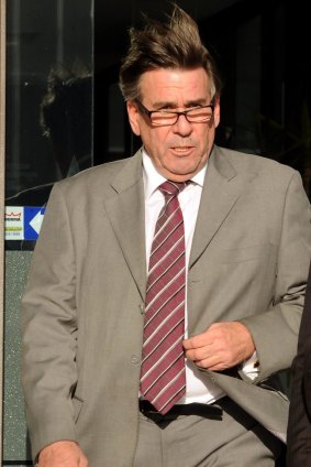 John Phillip Harrington leaves the ACT Magistrates Court in 2011.