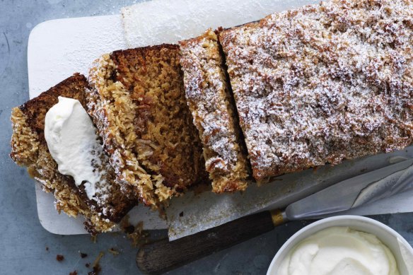 This crumble-topped loaf cake is inspired by Anzac biscuits.