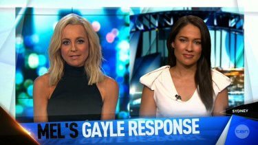 Mel McLaughlin told The Project she would rather be reporting than at the centre of a story.