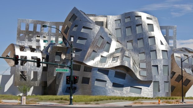 Modernist architect Frank Gehry's creation The Cleveland Clinic in Las Vegas.
