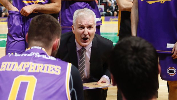 Livid: Andrew Gaze took aim at his players after their underwhelming performance against the Breakers.