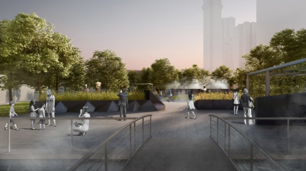 This year's NGV commission by architecture practice MUIR and landscape architecture studio OPENWORK.