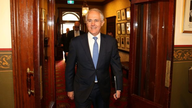 The former cub reporter, Prime Minister Malcolm Turnbull, fondly recalling his earlier career among newspapers.
