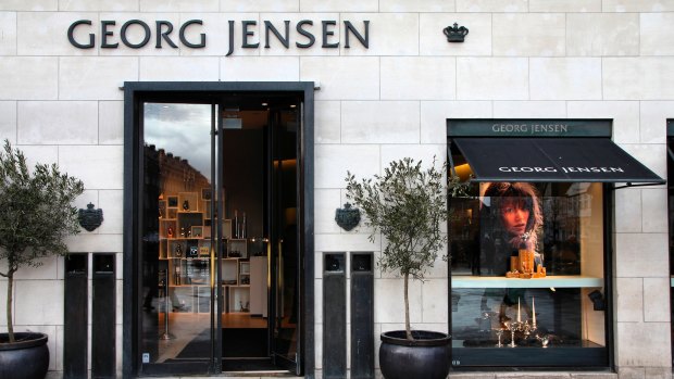 Georg Jensen store in Copenhagen, Denmark. 