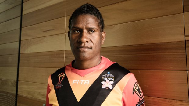 On a mission: Orchids skipper Cathy Neap is hoping rugby league can be a vehicle to address startling levels of domestic violence in Papua New Guinea.