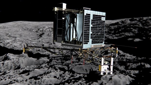 Rosetta's lander, Philae, lands on the surface of a passing comet - one of the most miraculous scientific achievements of th 21st Century