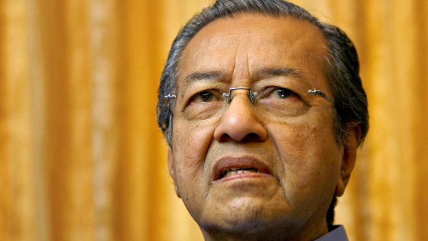 Former Malaysian president Mahathir Mohamad in 2008.